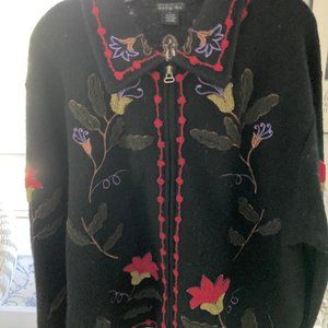 Boiled Wool Sweater Jacket